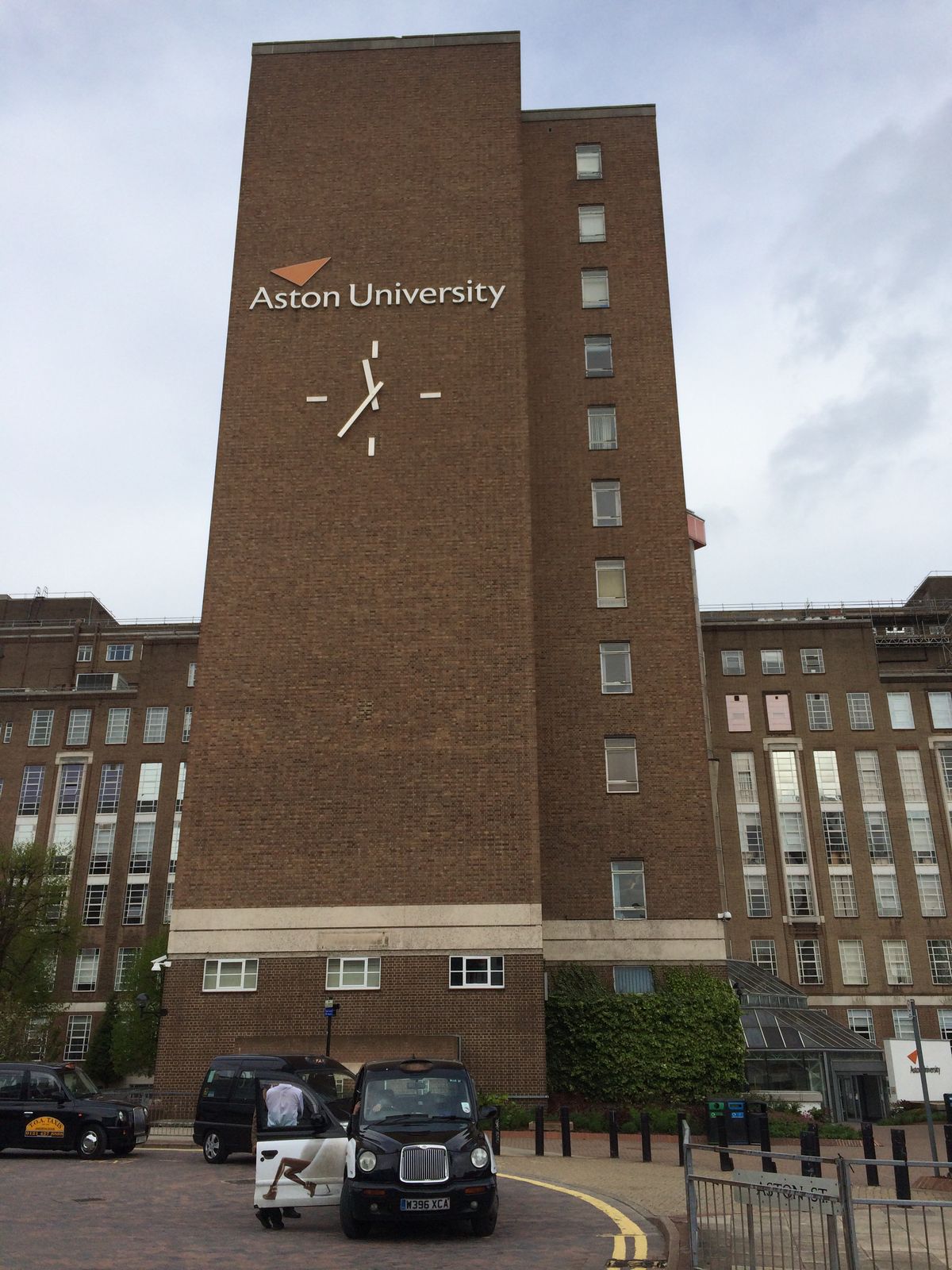 Aston University campus in Birmingham