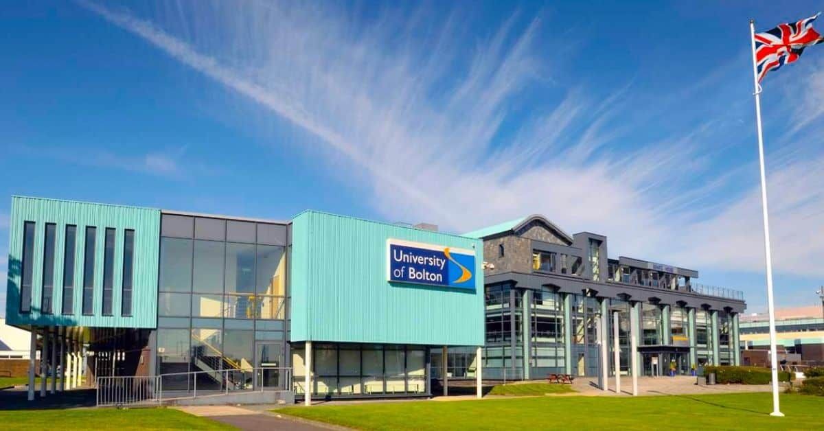 University of Bolton campus in Bolton, Greater Manchester