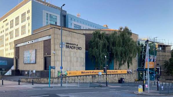 University of Bradford campus in Bradford, West Yorkshire