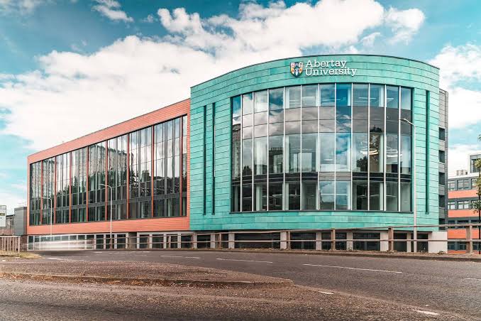Abertay University campus in Dundee