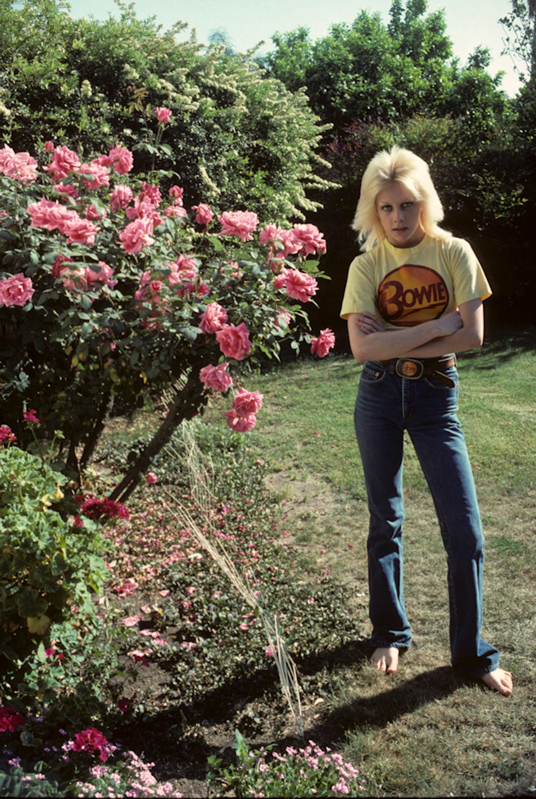 Cherie Currie In Her Garden, 1977