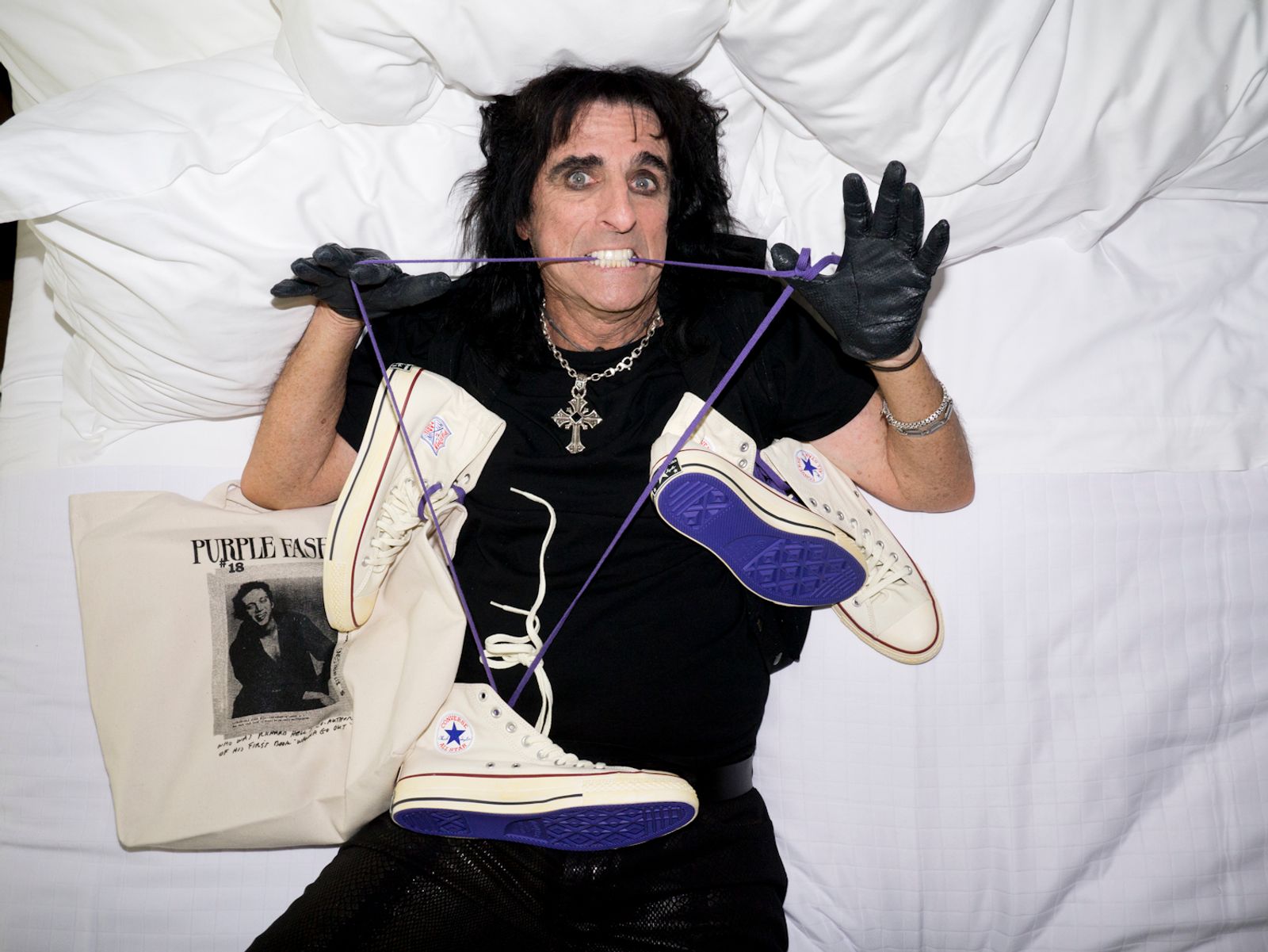 Alice Cooper-Shot For Purple Diary, Paris