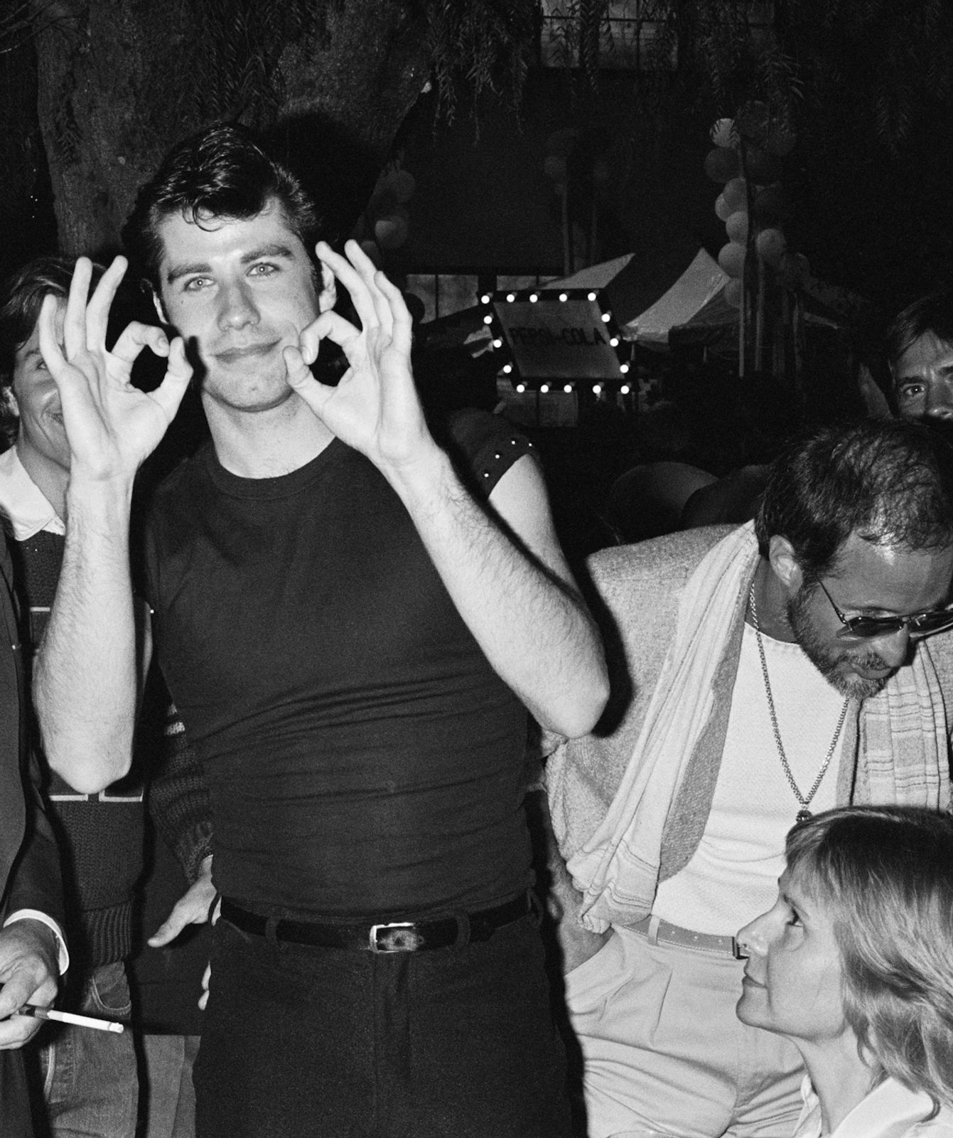 John Travolta Grease Party, 1978