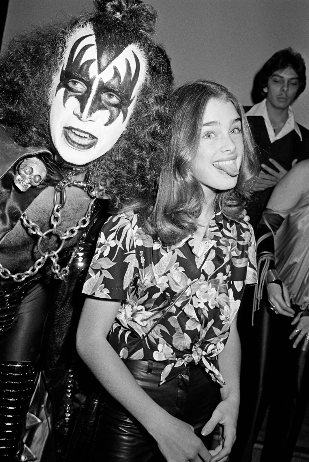 Brooke Shields Sticks Out Her Tongue! 1978