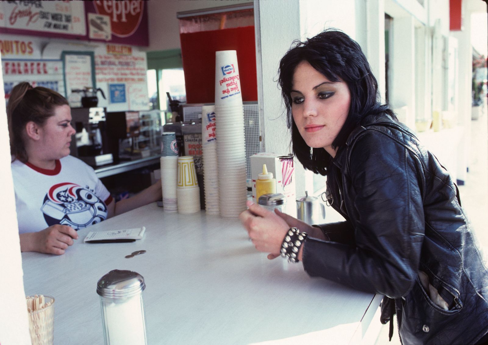 Joan Jett About To Have A Snack!