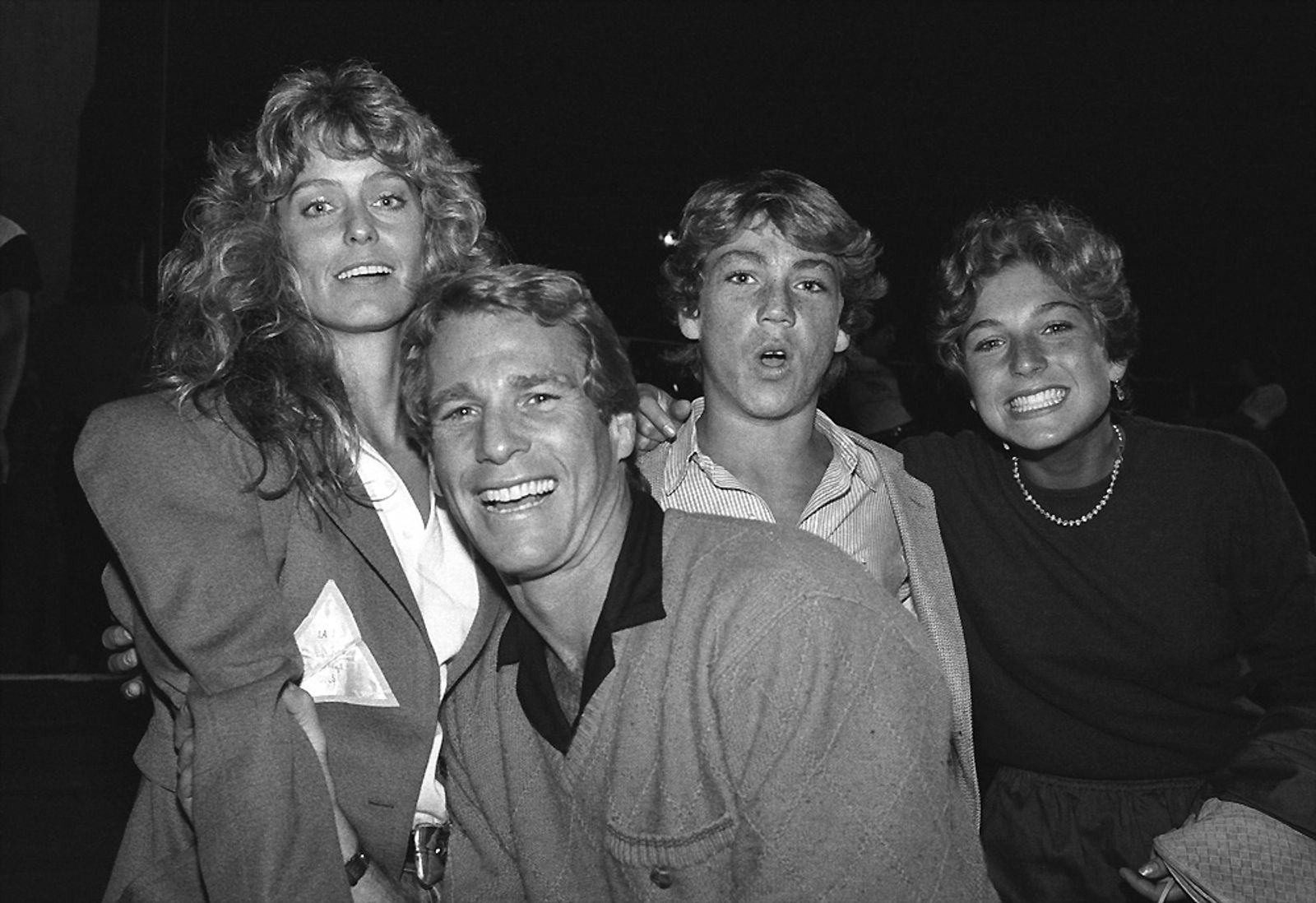 Ryan & Farrah Backstage Rolling Stones Concert 1980