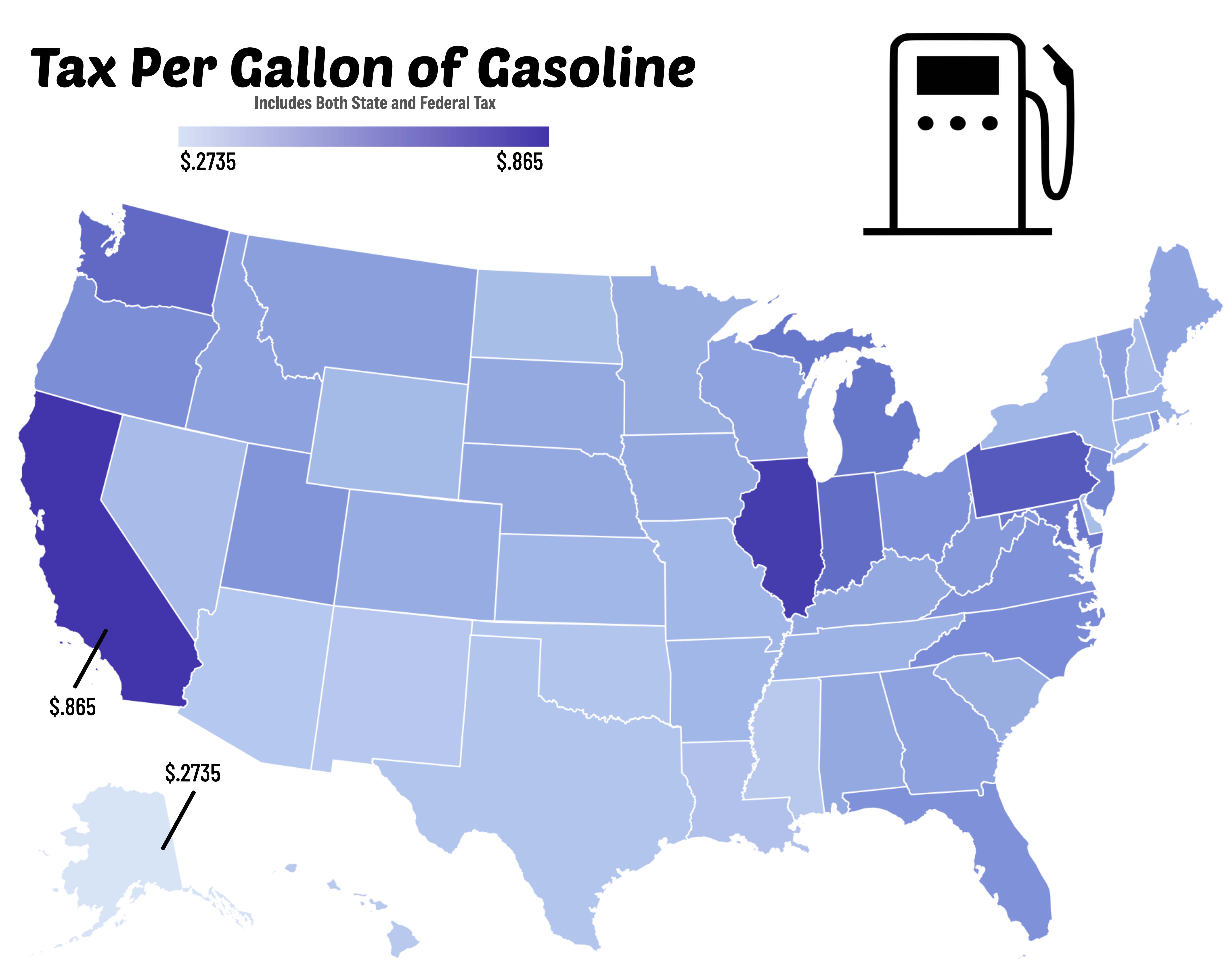 Tax Per Gallon of Gasoline