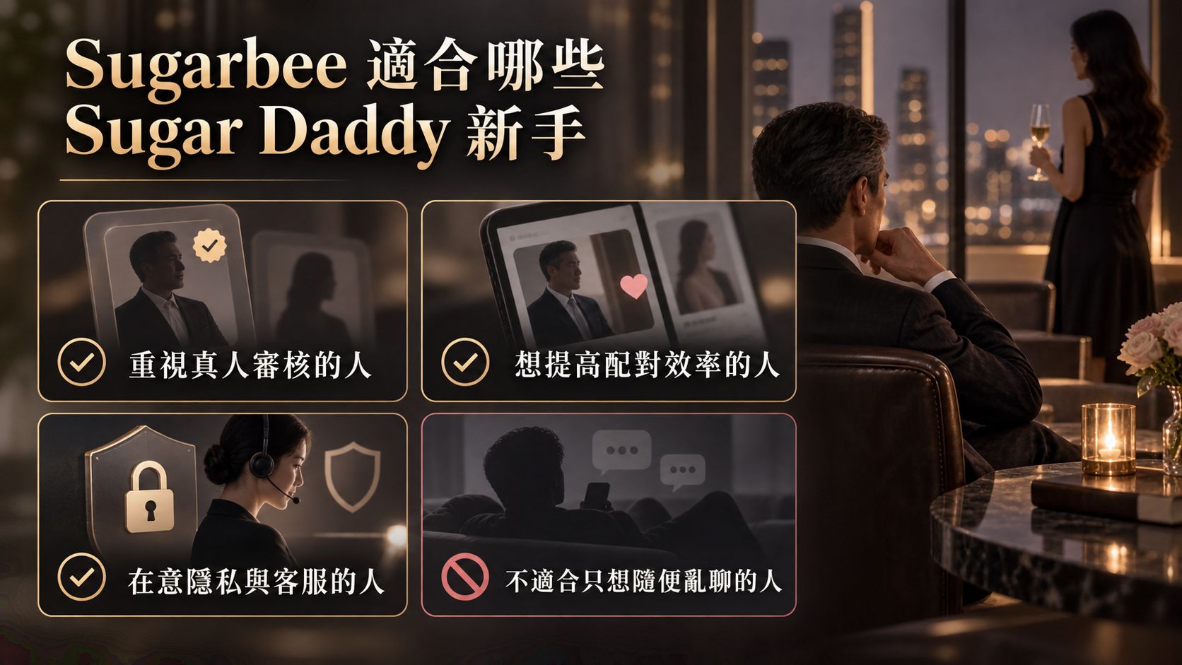 Sugarbee 適合哪些 Sugar Daddy 新手