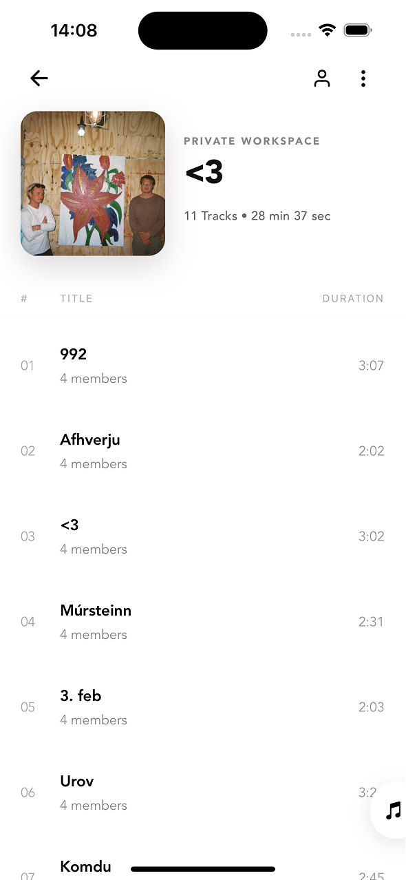 The Soundbird iPhone app