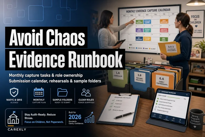 Avoid accreditation chaos: an evidence-capture runbook for NAEYC and QRIS