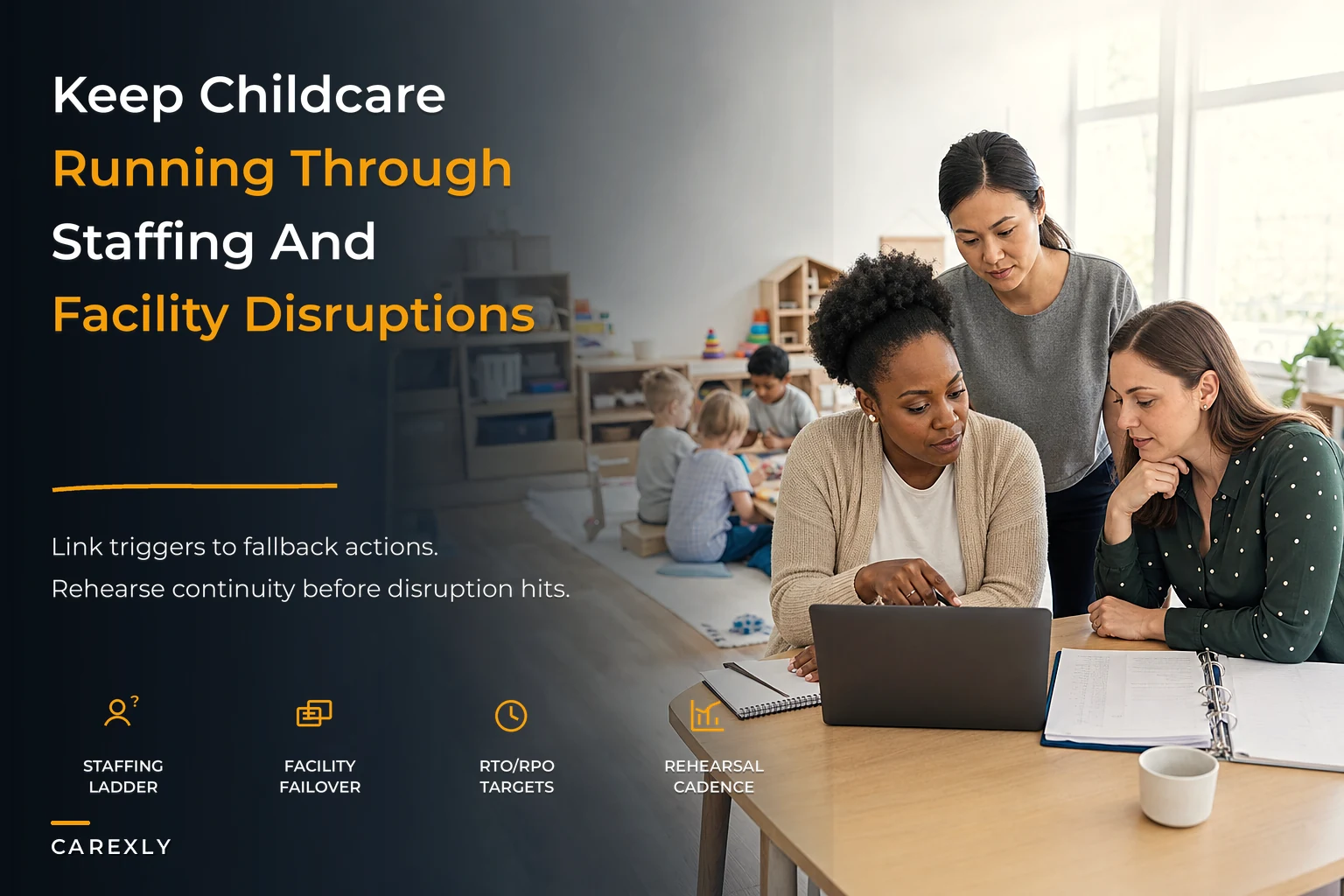 Childcare resilience playbook for staffing, facility and data continuity