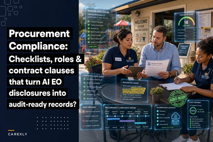 Step-by-Step Compliance Checklist for Daycare Centers Procuring Management Software After the White House AI Executive Order