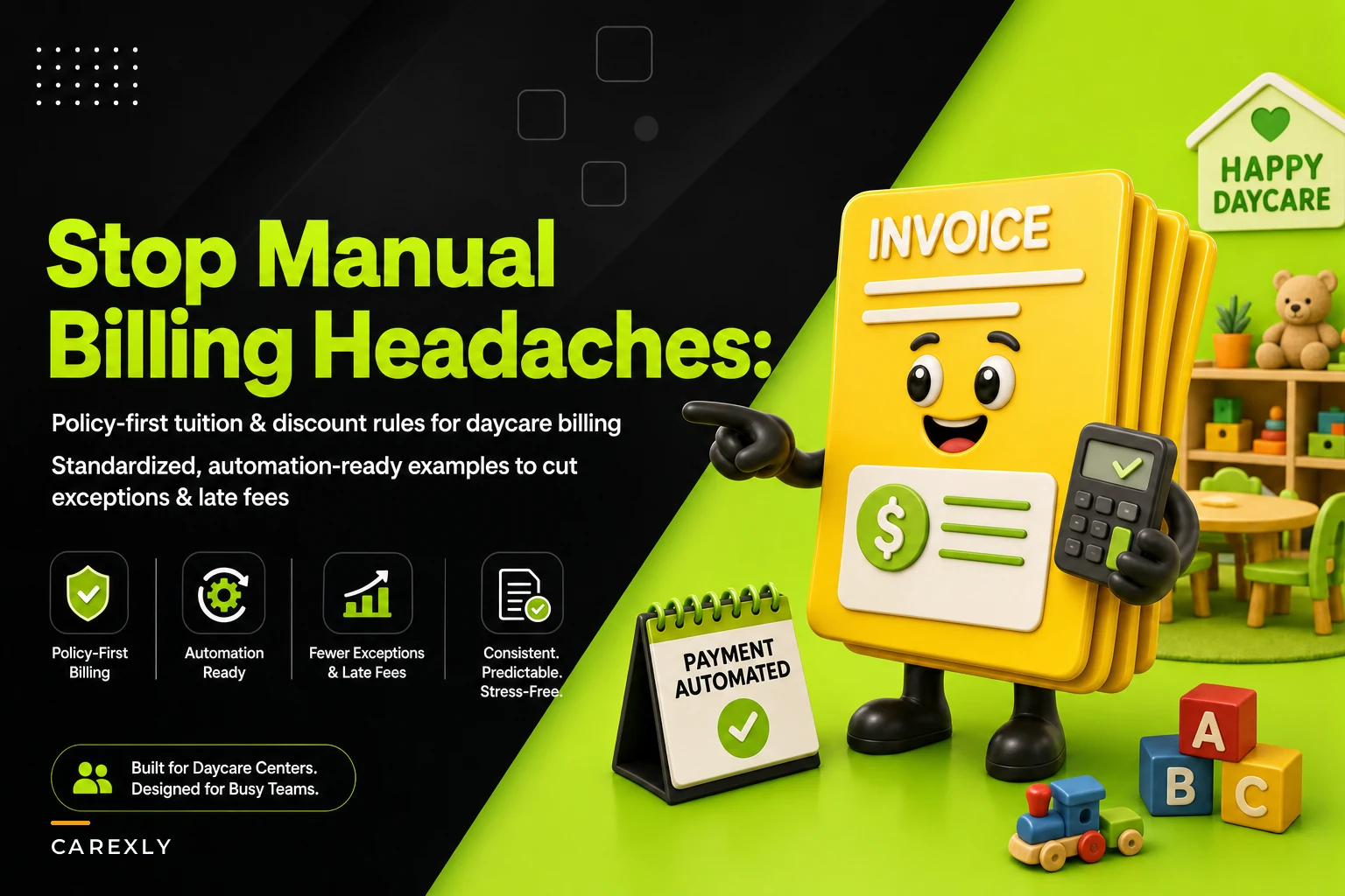 Stop manual billing headaches: policy-first tuition and discount rules designed for automation