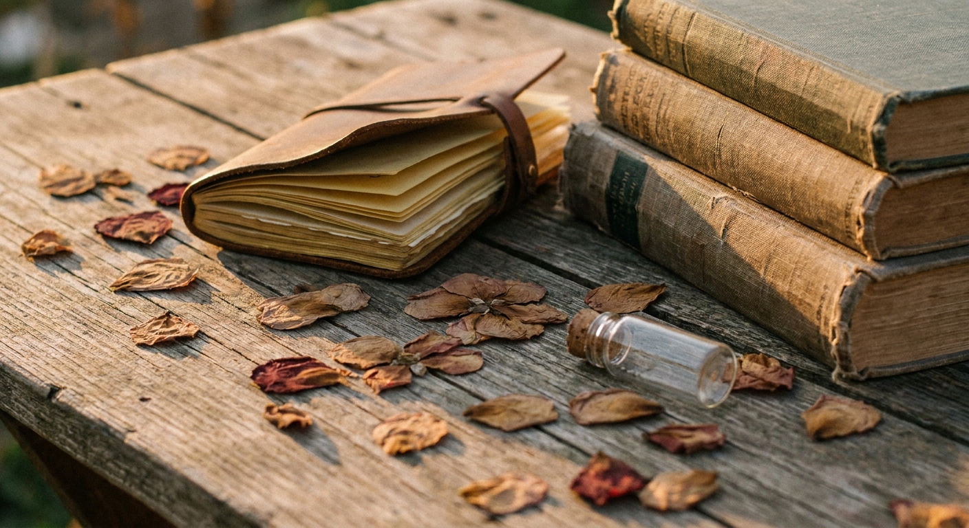 The Art of the Imperfect Bloom: Cultivating Your Inner Botanist with Pressed Petals and the Scent of Old Paper