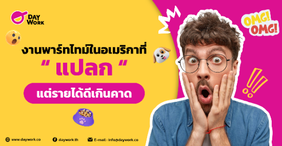 งานพาร์ทไทม์ในอเมริกาที่แปลกแต่รายได้ดีเกินคาด