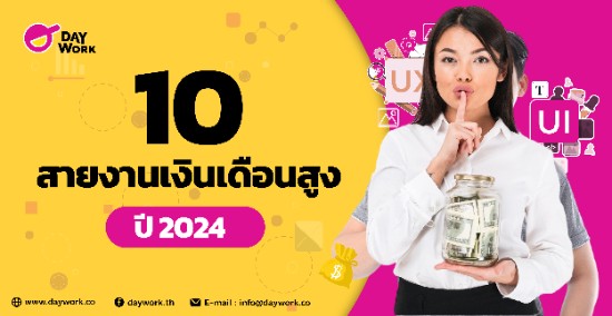 10 สายงานเงินเดือนสูง ปี 2024