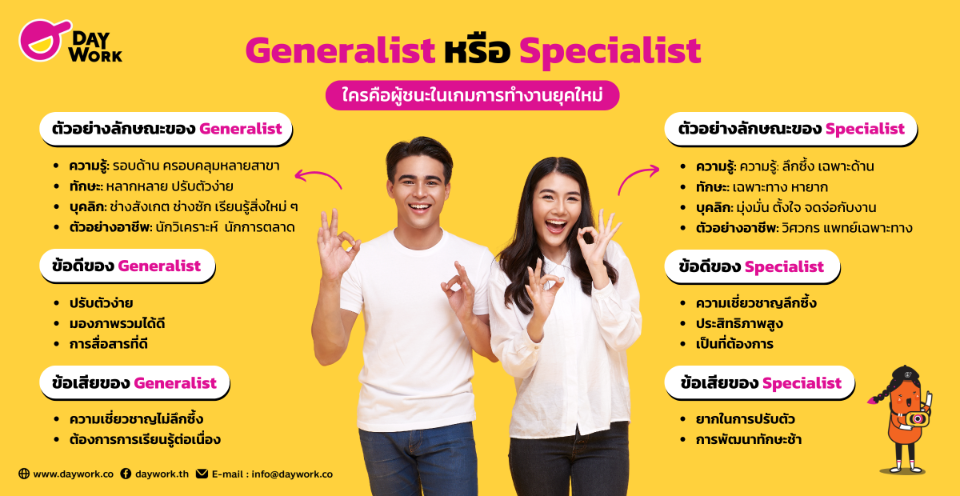 Generalist หรือ Specialist: ใครคือผู้ชนะในเกมการทำงานยุคใหม่?