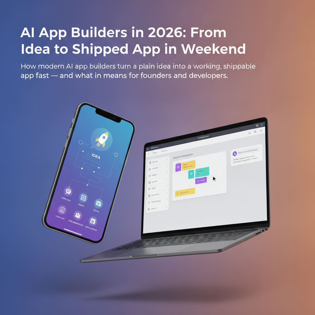 AI App Builders in 2026: From Idea to Shipped App in a Weekend