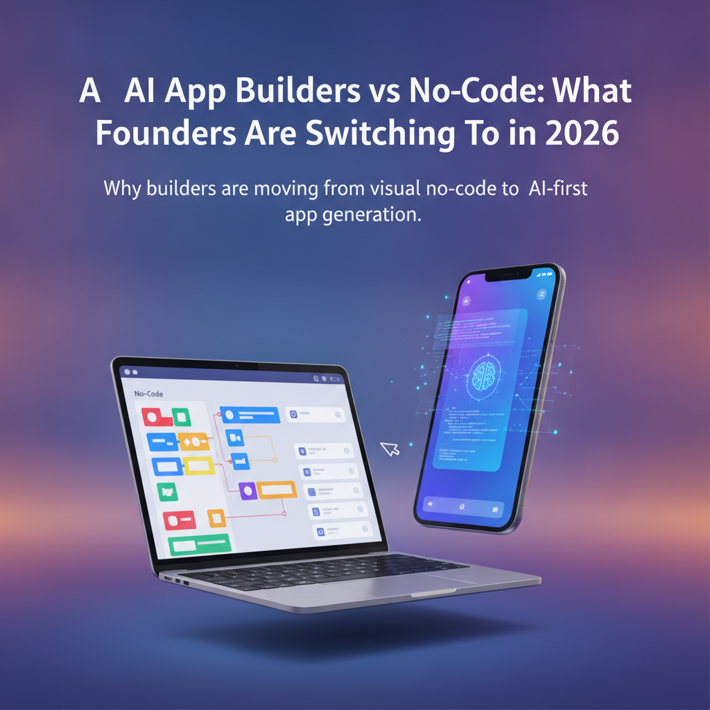 AI App Builders vs No-Code: What Founders Are Switching To in 2026