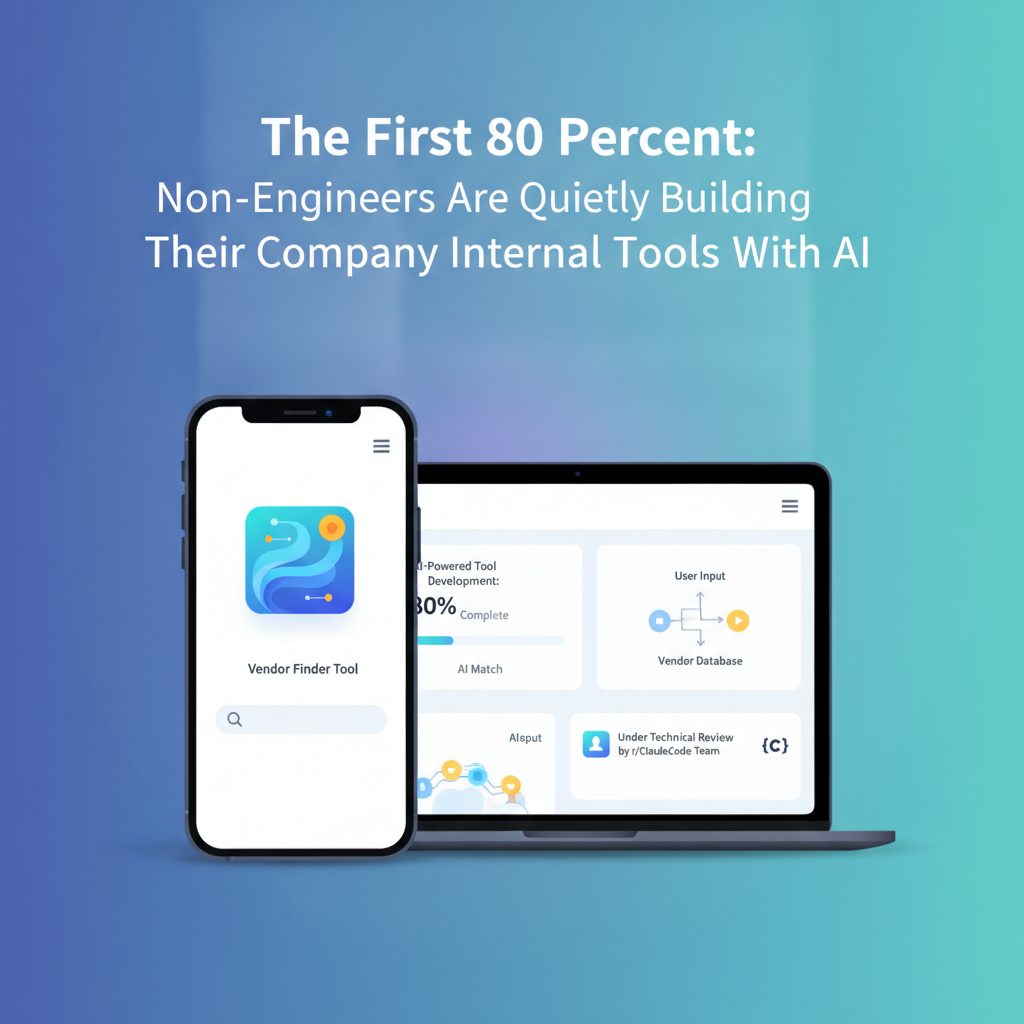 The First 80 Percent: Non-Engineers Are Quietly Building Their Company Internal Tools With AI