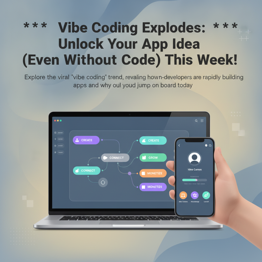 **Vibe Coding Explodes: Unlock Your App Idea (Even Without Code) This Week!**