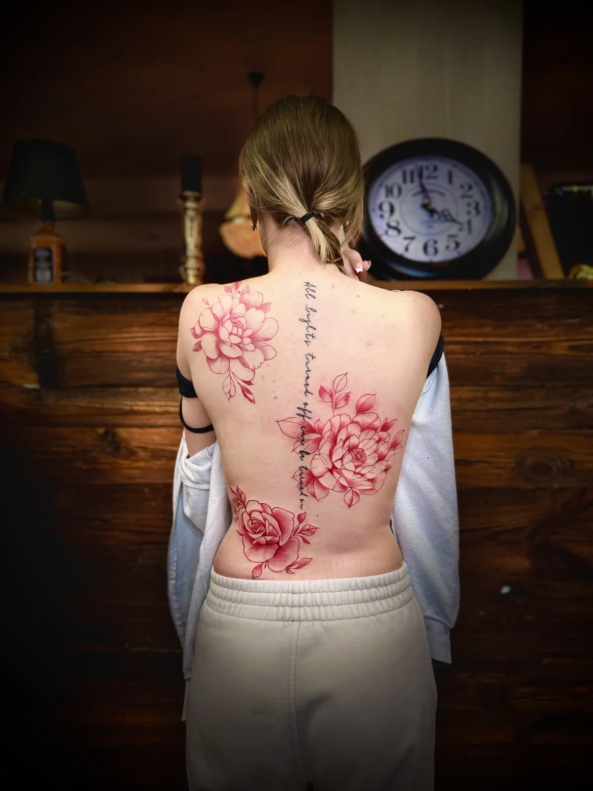 Tattoo im Stil Redwork