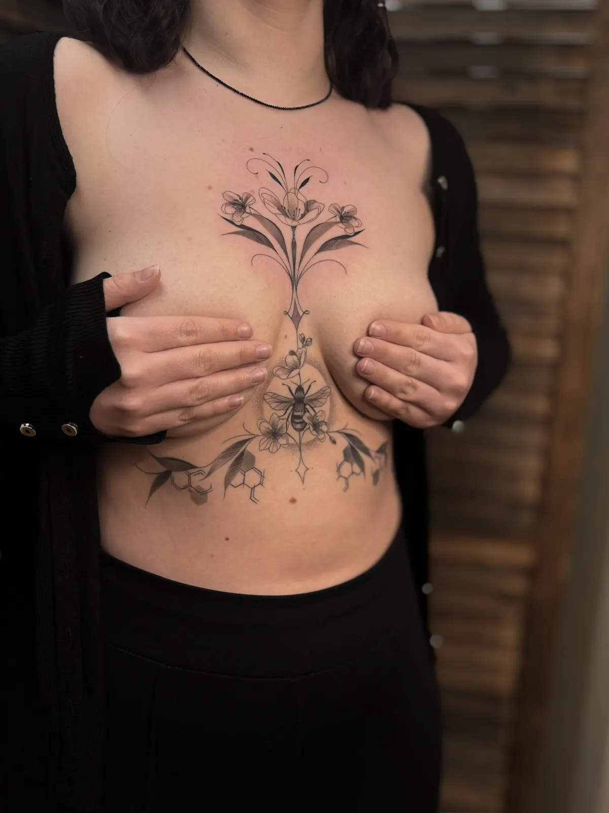 Tattoo im Stil Fineline