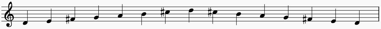 music interval example