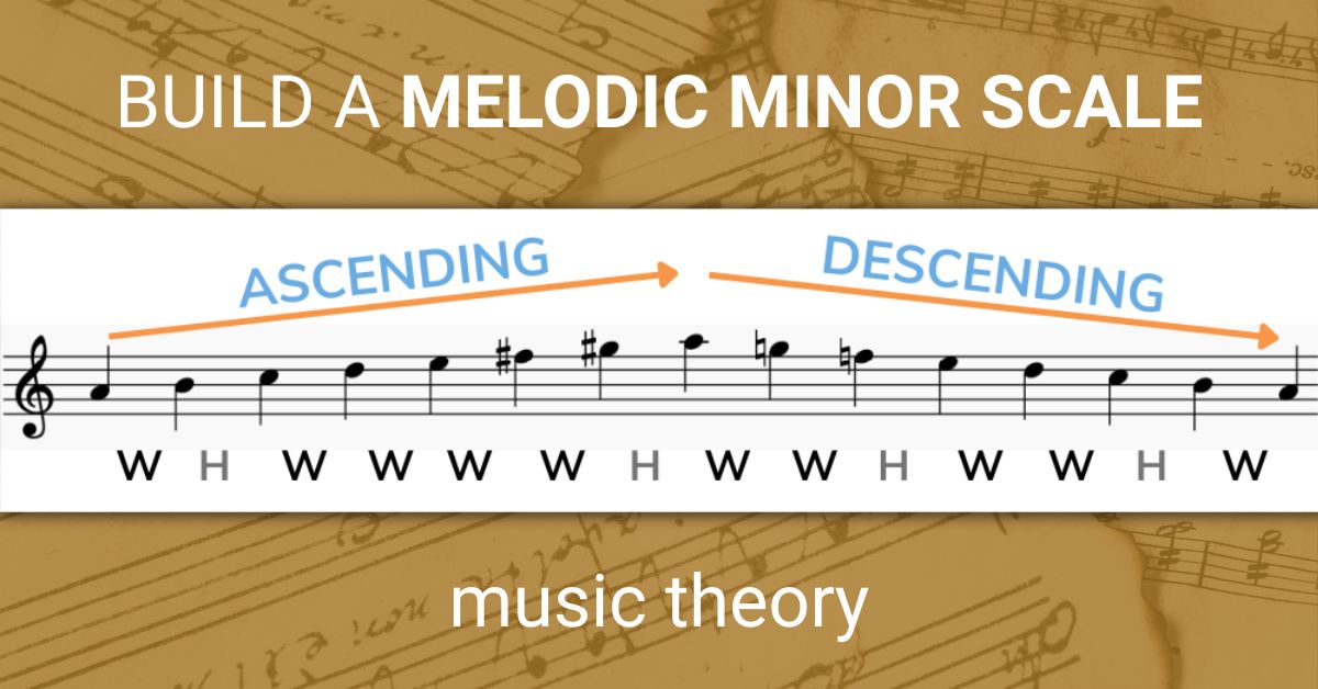 build a melodic minor scale cover