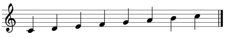 harmonic interval example