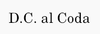 da capo al coda sign sign