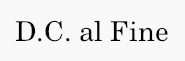 da capo al fine sign