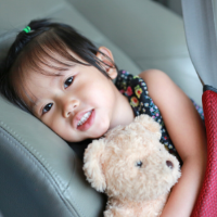 child in the car