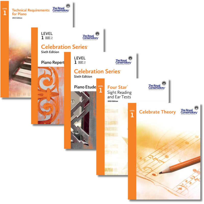 RCM Level 1 Piano Book Set