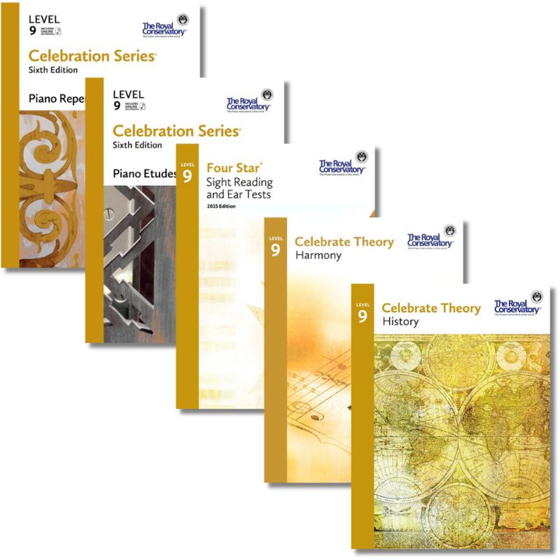 RCM Level 9 Piano Book Set