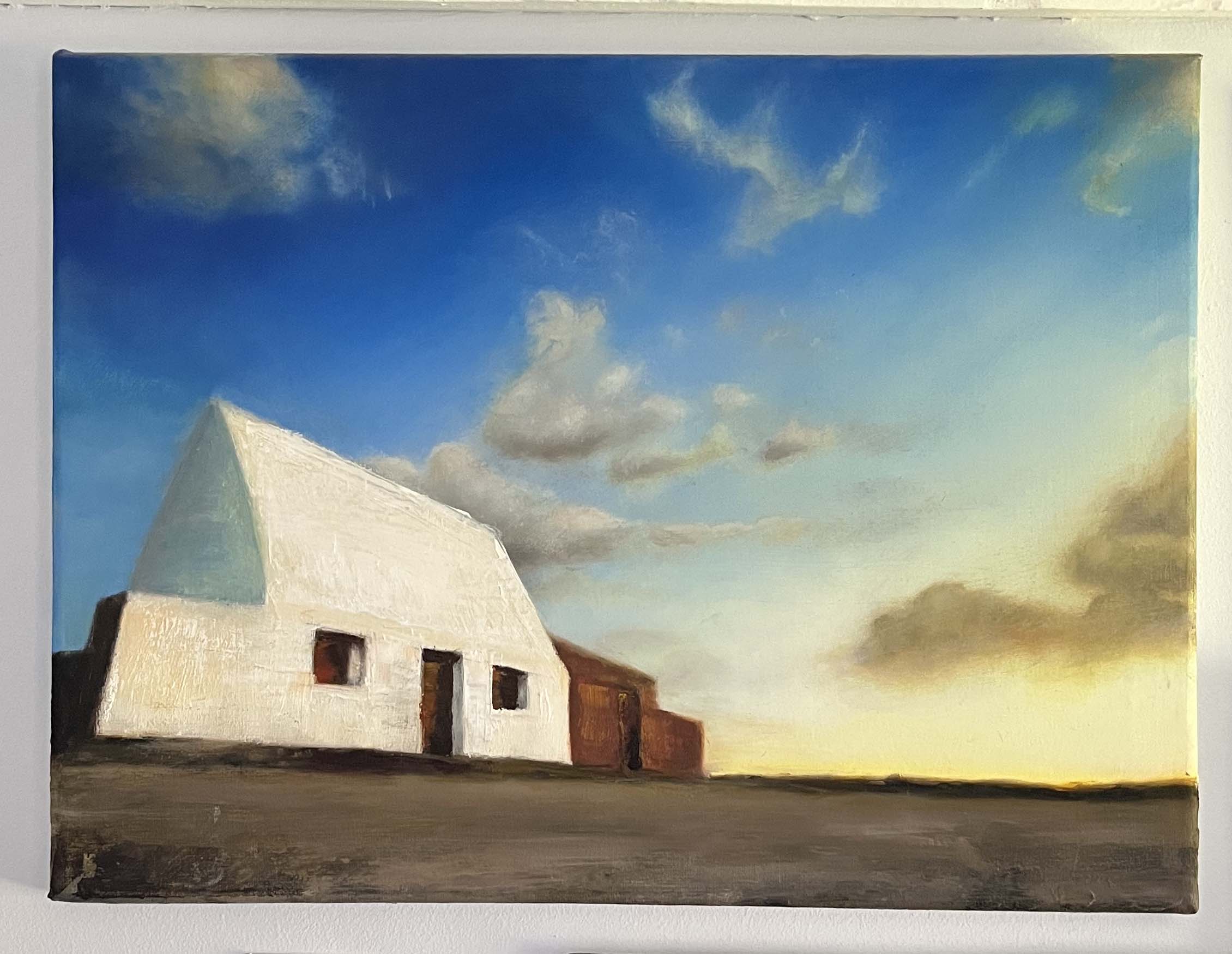 Whitehouse Perspective - Oil on canvas by Dylan Coppard, 2025, 12 x 15 inches, Landscape