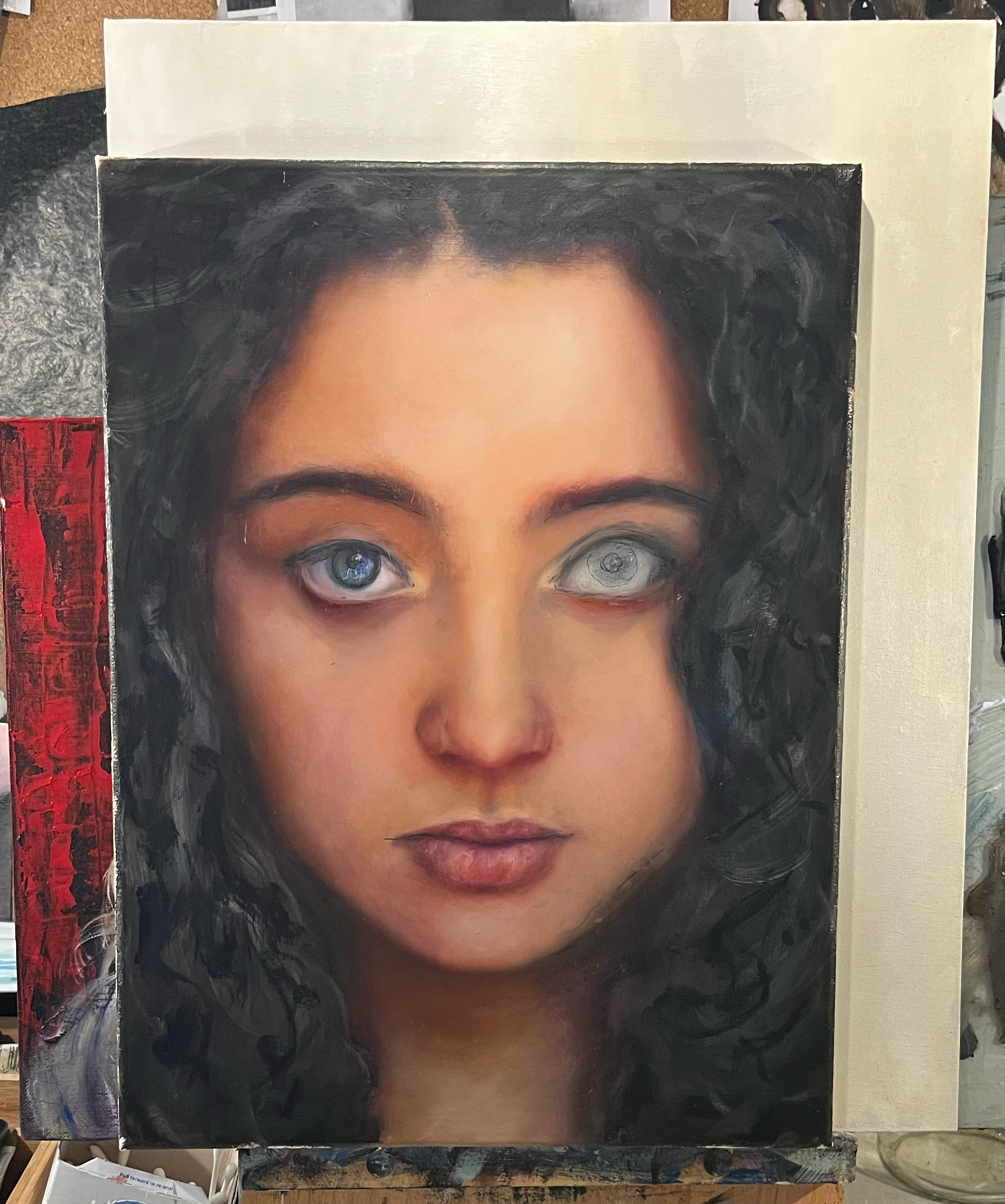 Adeline - Oil on canvas by Dylan Coppard, 2025, 15 x 12 inches, Portrait