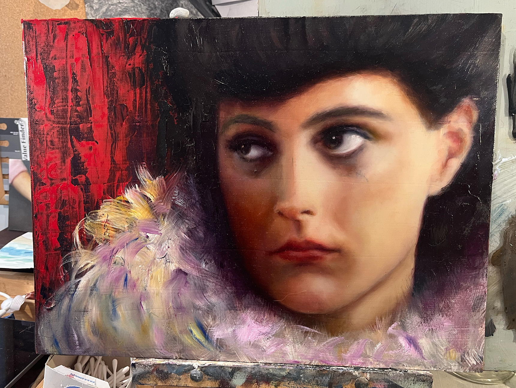 Rachael - Oil on canvas by Dylan Coppard, 2025, 20 x 15 inches, Figurative