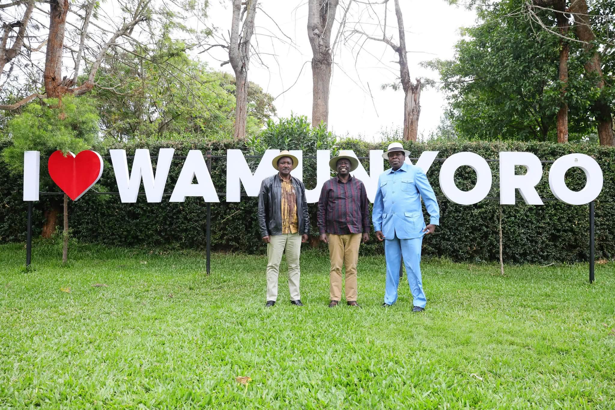 Kalonzo and Eugene meets Rigathi