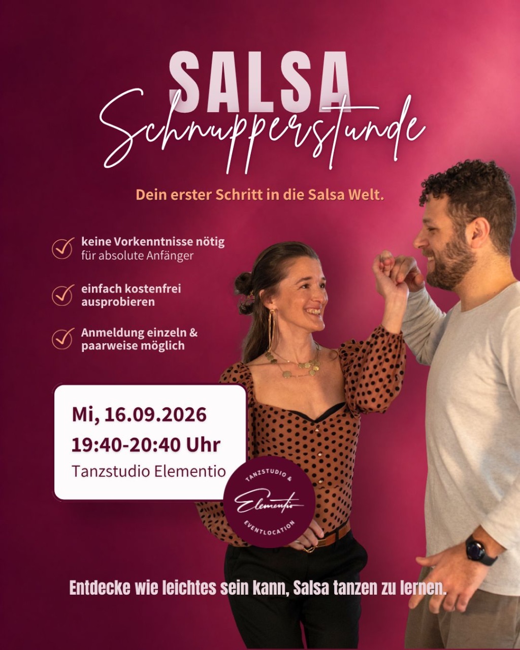 Salsa Schnupperstunde