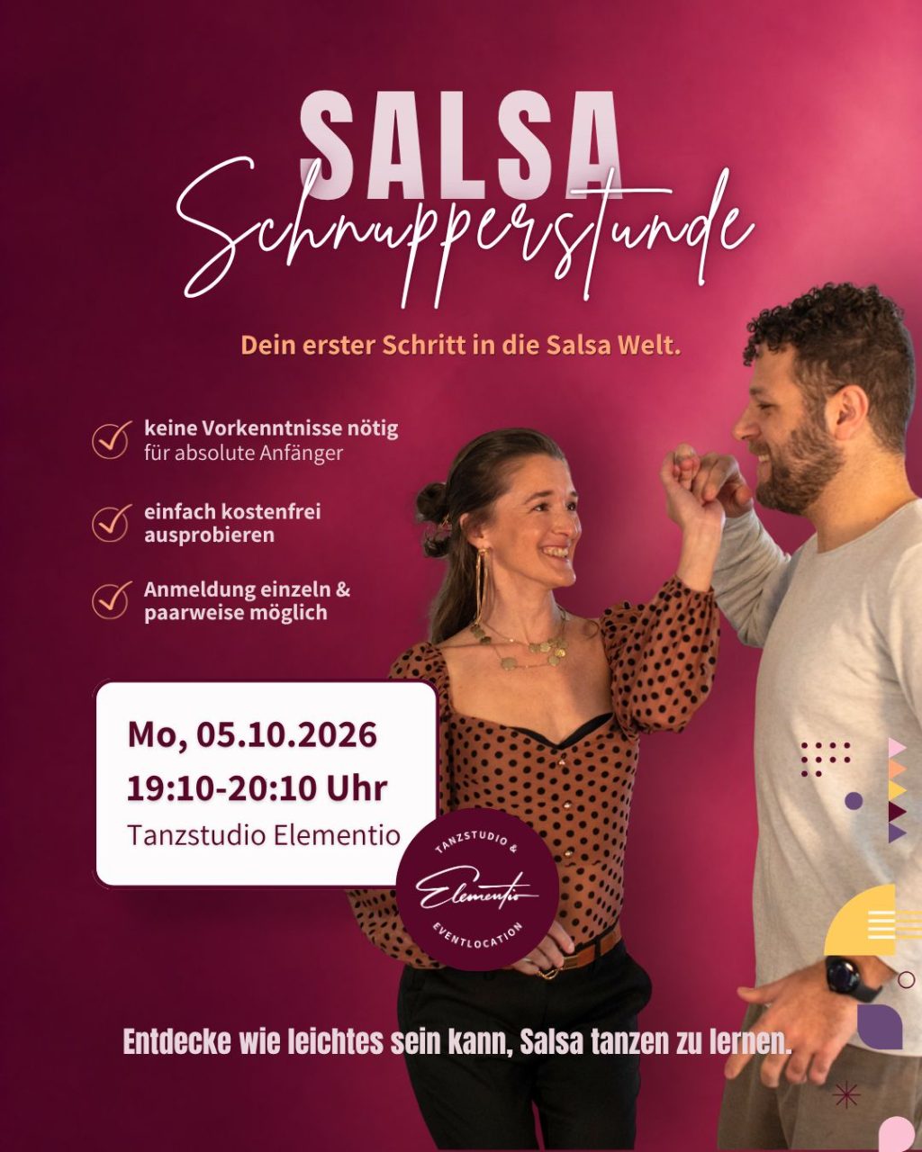 Salsa Schnupperstunde