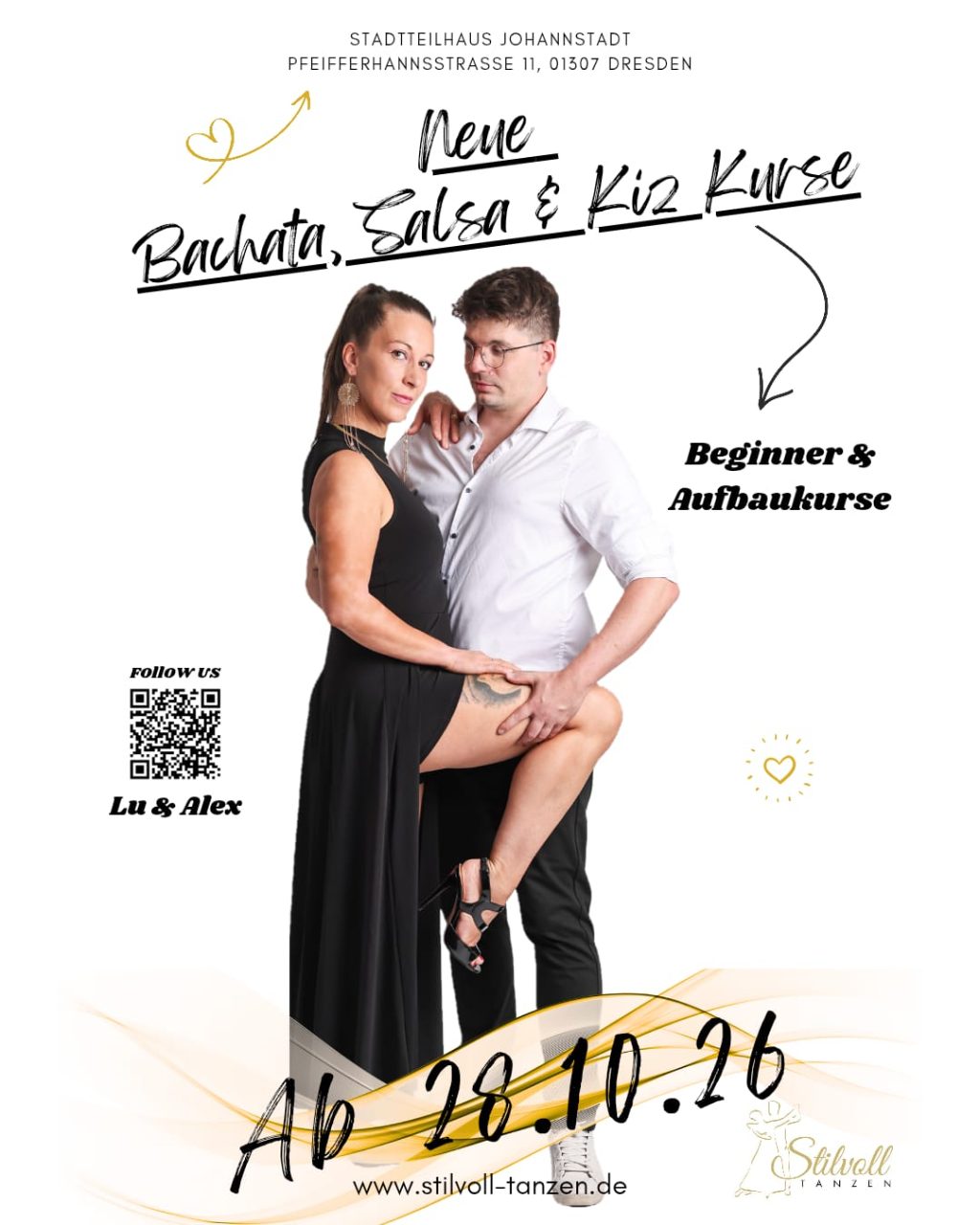 Neue Bachata, Salsa & Kiz Kurse