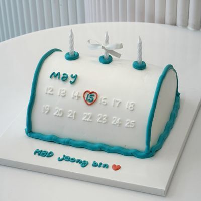 반달력케이크 이미지