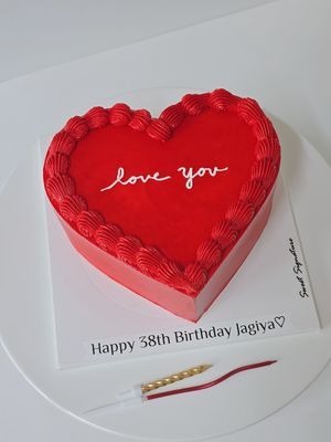 하트 케이크.  Heart Cake 이미지