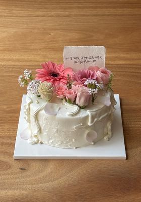 빈티지 생화케이크 (1호) 이미지