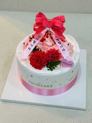 화환카네이션케이크 이미지