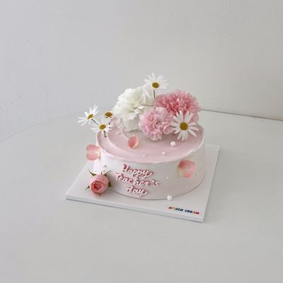 생화케이크 이미지