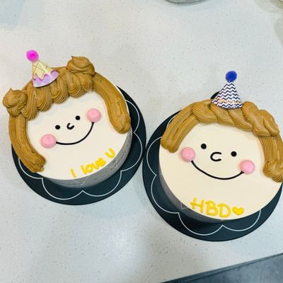 캐릭터레터링케이크 이미지