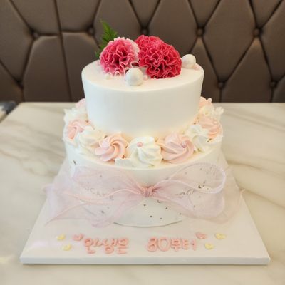 카네이션 2단케이크 (2) 이미지