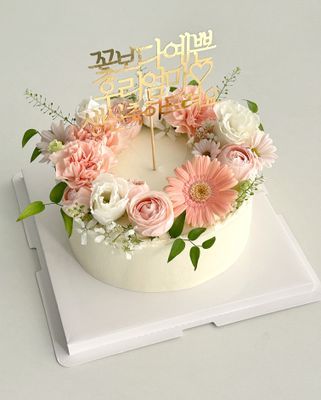 쌀케이크 (풍성리스 + 골드토퍼추가) 이미지
